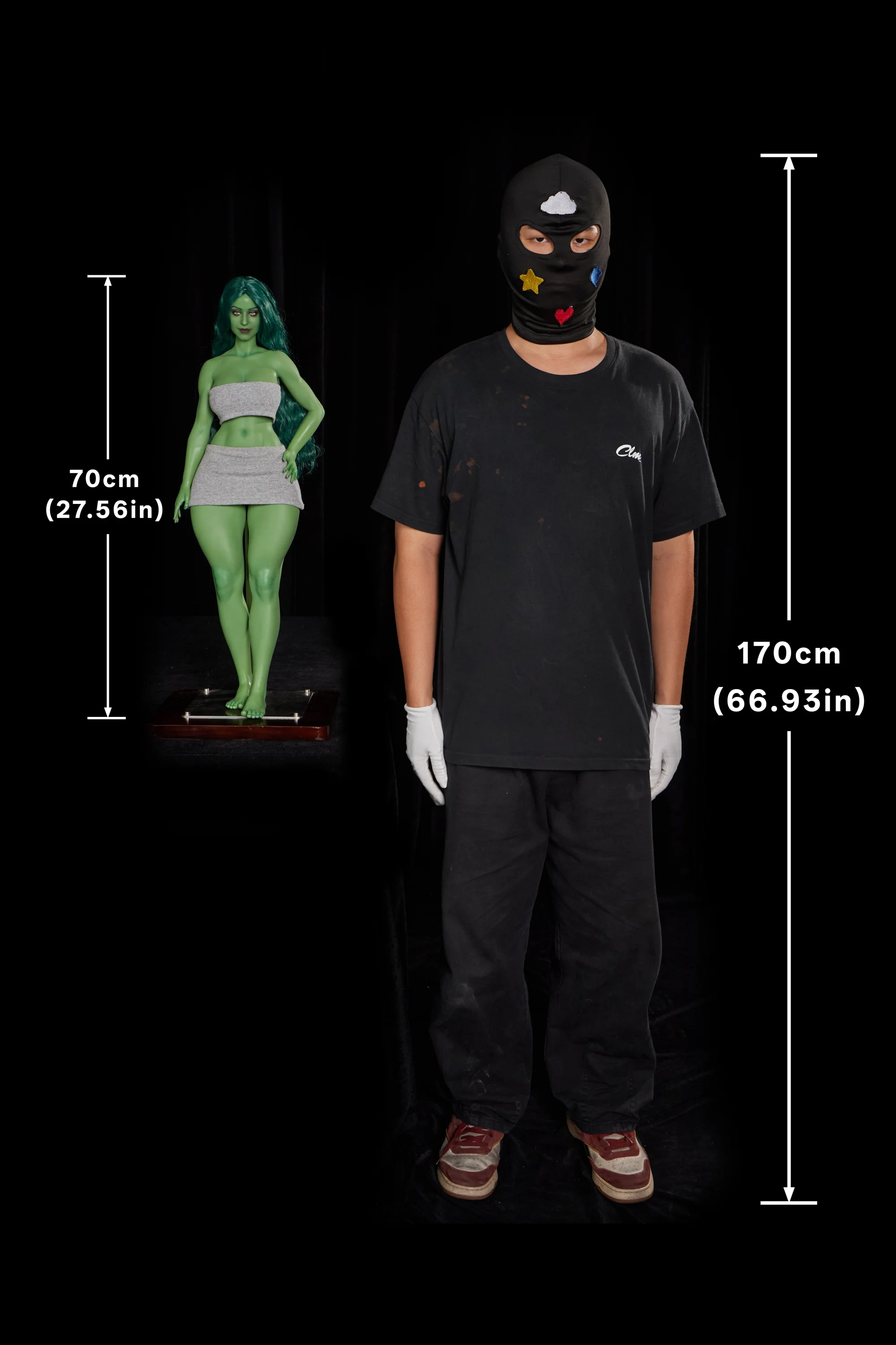 70cm (2ft4) Petite Gel Breast Silicone Sex Doll Renne, Head